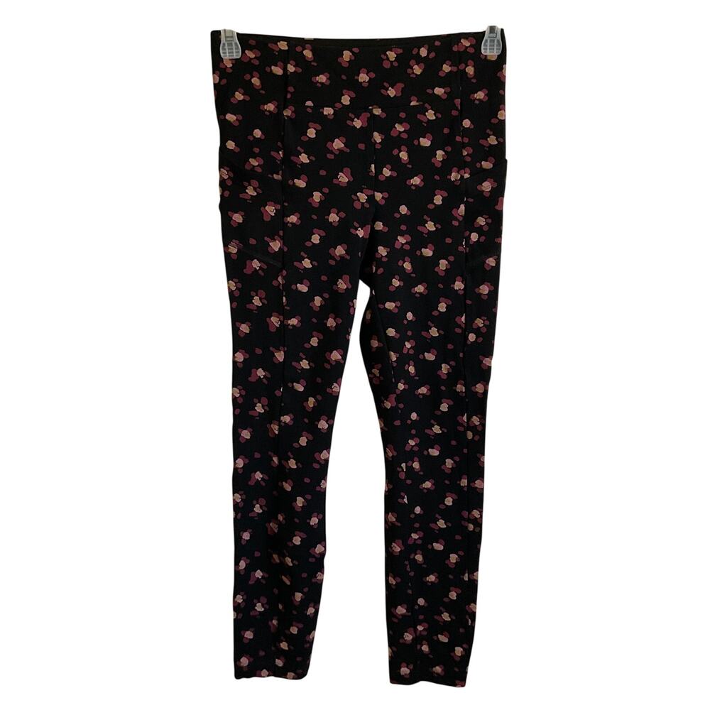 Cabi Floral Burst Lean Leggings with Pockets - Size Small
